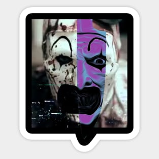 Spooky Art The Clown Sticker